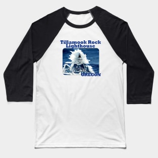 Tillamook Rock Lighthouse, Oregon Baseball T-Shirt